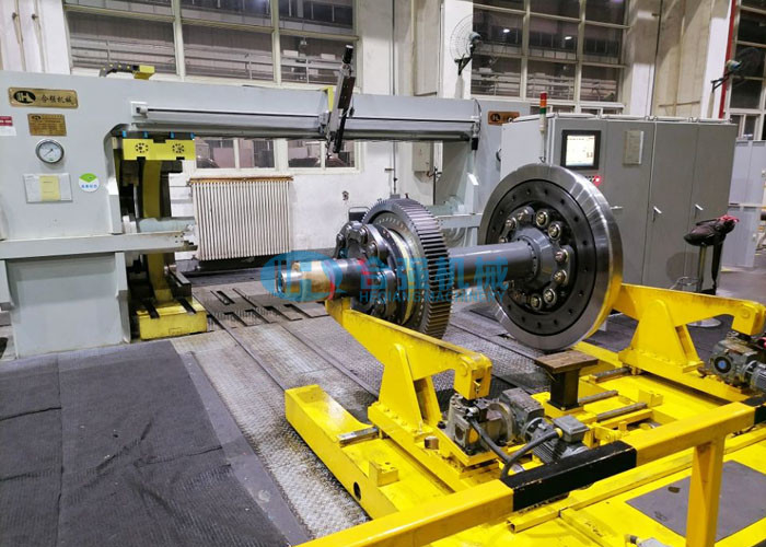 3150kN Railway Horizontal Hydraulic Wheel PressFitting Machine