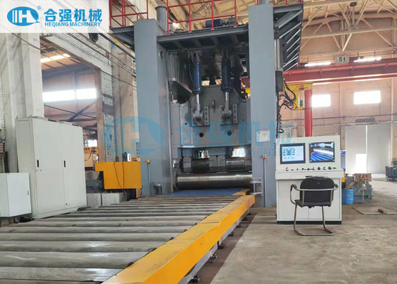 9 Rolls CNC Straightening Machine Digital Display PLC Control For High Strength Plates