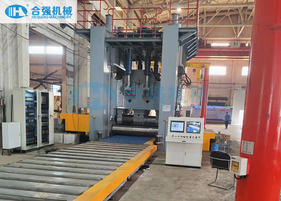 9 Rolls CNC Straightening Machine Digital Display PLC Control For High Strength Plates