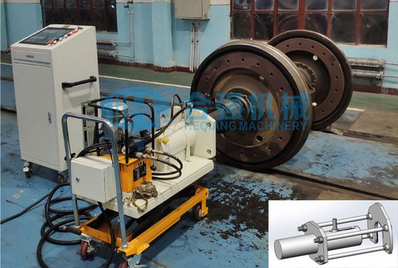 Mobile Bearing Mounting And Dismounting Press With Curve Recording System