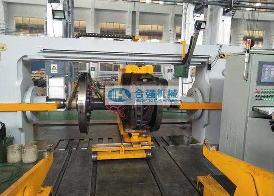 300 Ton Locomotive Wheelset Press With Gearbox Support