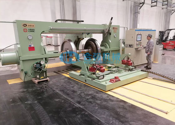 CNC Double Cylinder Wheelset Press 350 Tons With High Pressure Oiling Pump