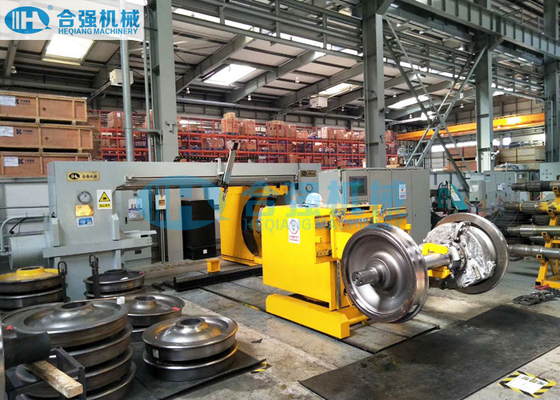 300 Ton Double Cylinder Wheelset Press With 180 Degree Rotary Trolley