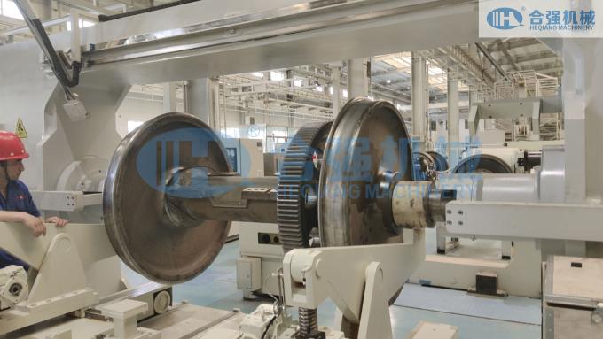 Hydraulic Wheel Press 1150 - 1250mm Diameter For Locomotive Wheelset